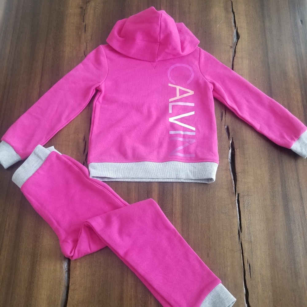 GIRLS CALVIN KLEIN JOGGER SET